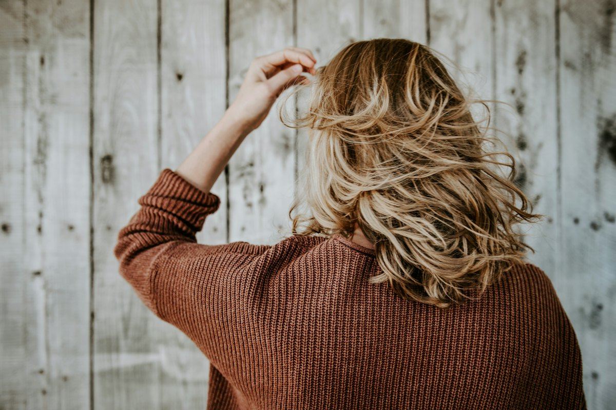 Long layered hair with soft waves